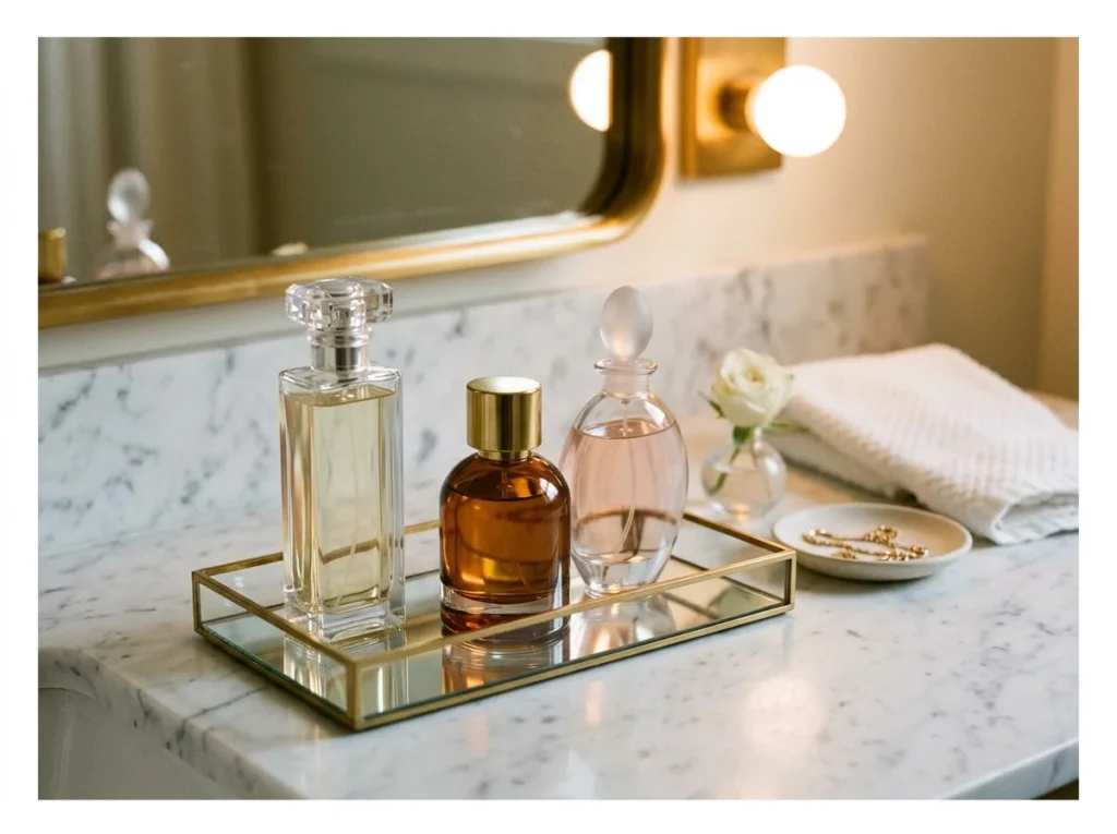 Perfume Display as Decor