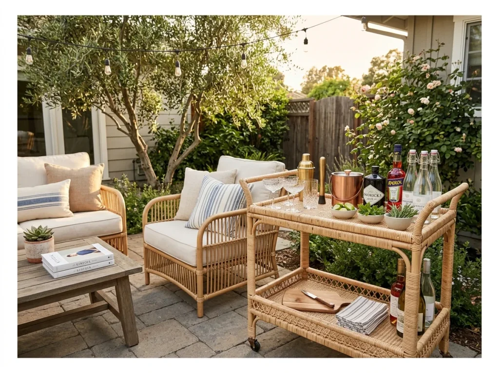 Outdoor Bar Cart