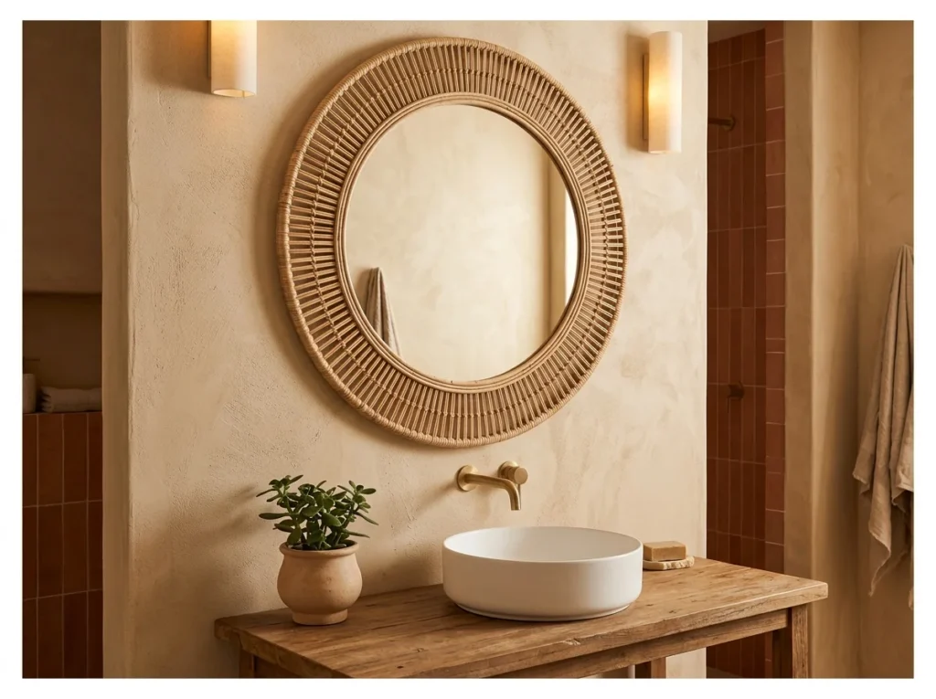 Rattan Mirror Frame