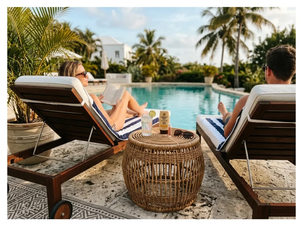 Rattan Side Tables