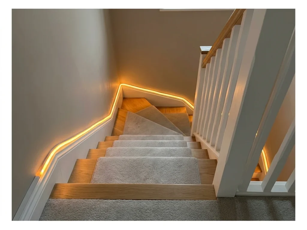Rope Light Along the Skirting Board