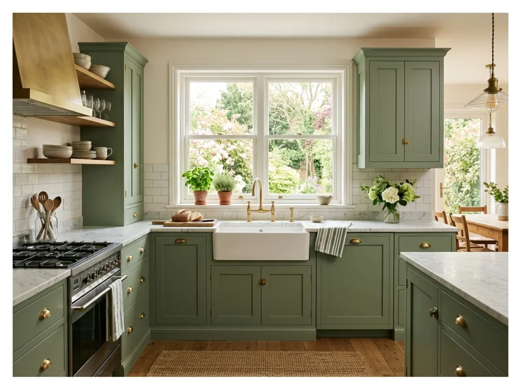 Sage Green Cabinetry
