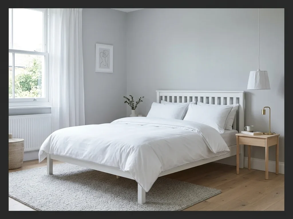 Gray and White Scandinavian Style