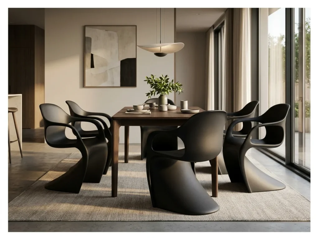 Sculptural Dining Chairs