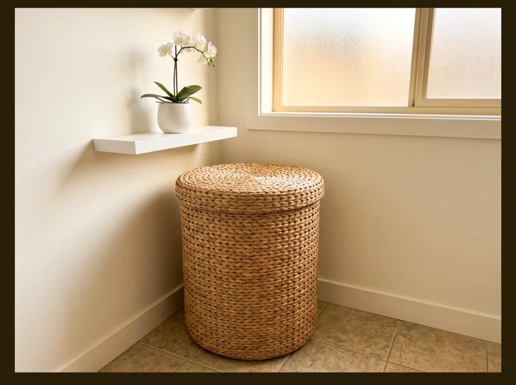 Seagrass Laundry Hamper with Lid