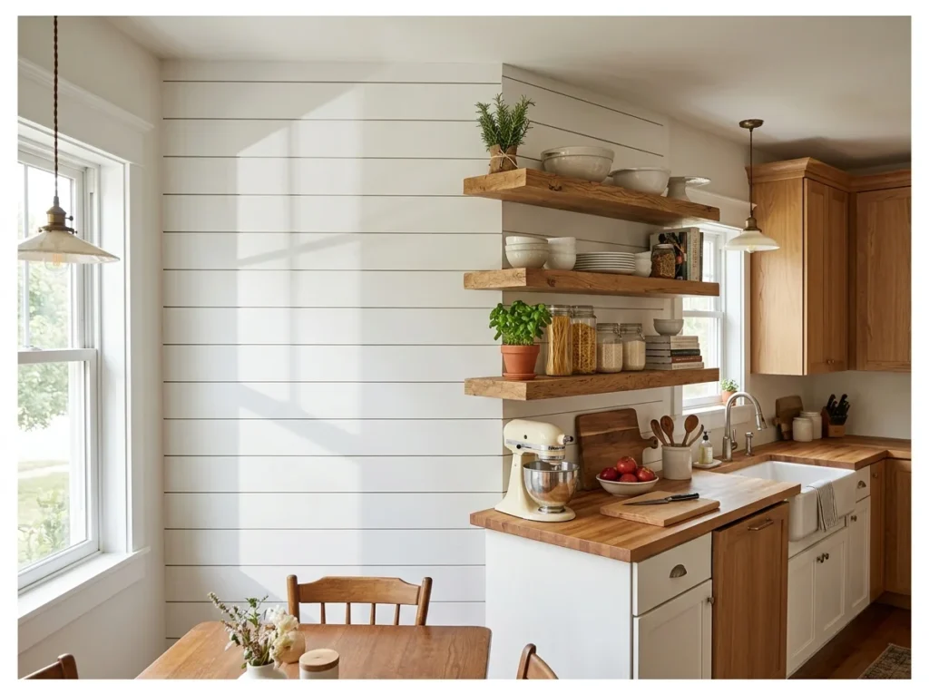 Shiplap Accent Wall