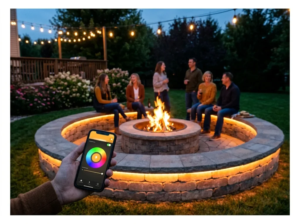 Smart Color-Changing Outdoor Lights