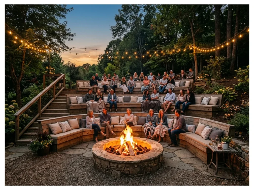 Stadium Style Tiered Seating