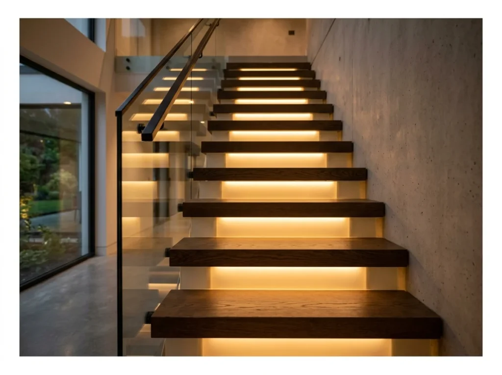 Backlit Stair Risers