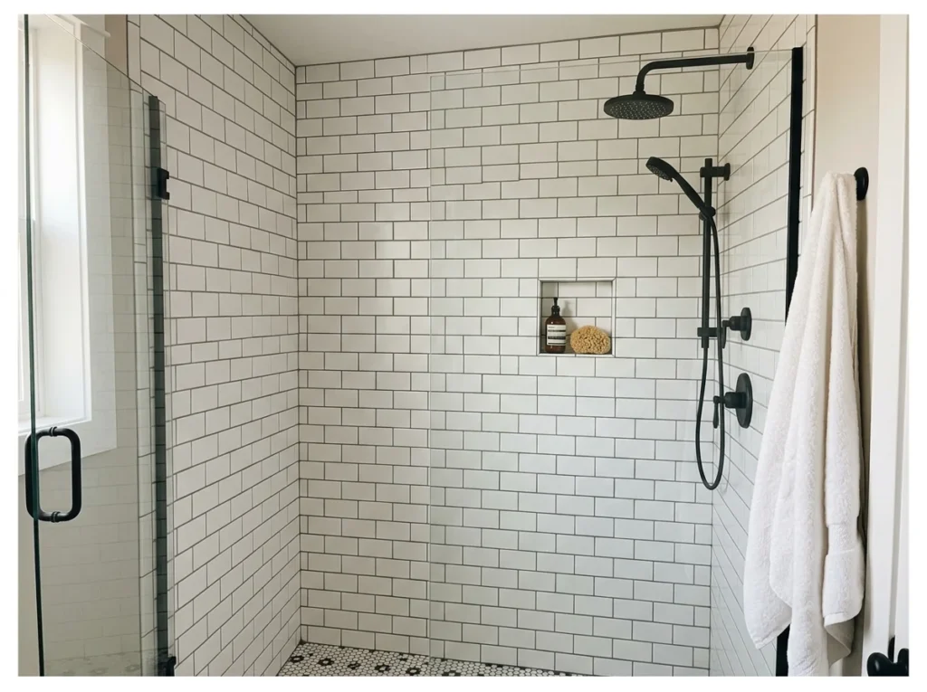 Subway Tile Shower Walls