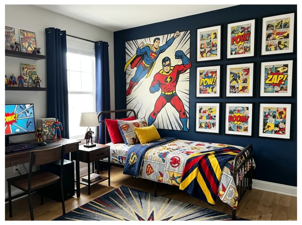 Comic Book and Superhero Bedroom
