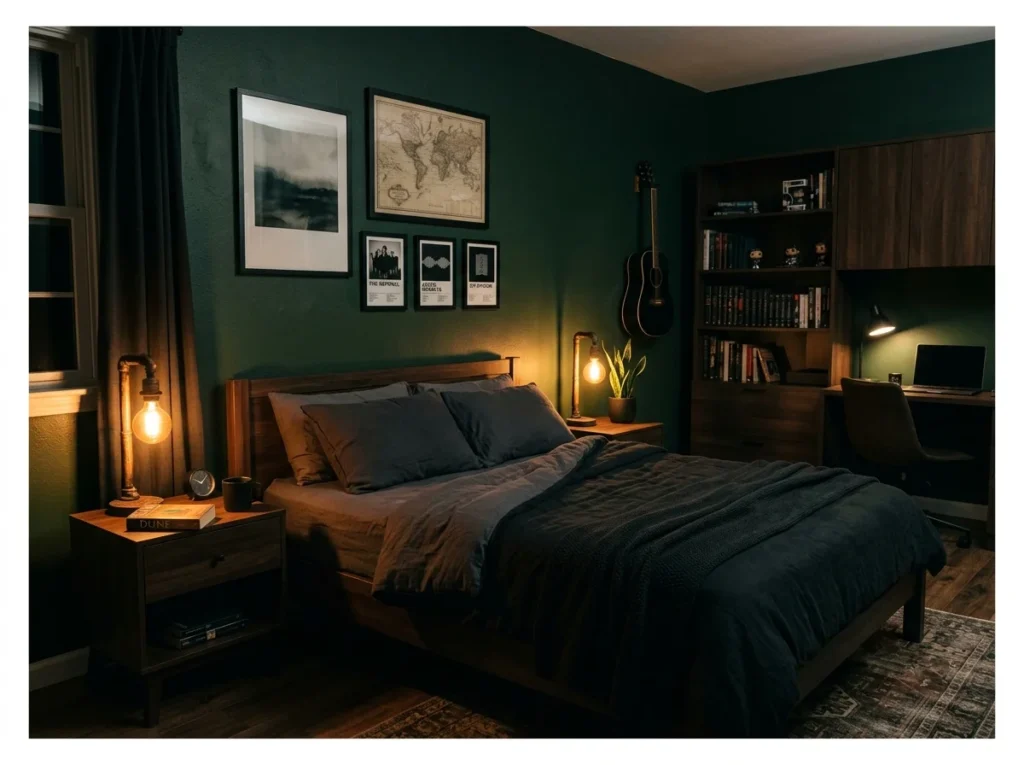 Dark Moody Bedroom Palette