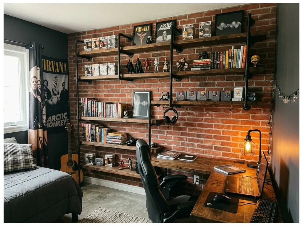 Industrial Pipe Shelving