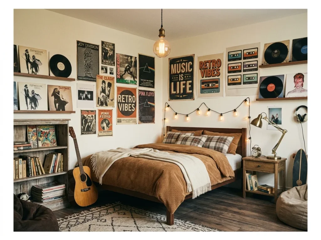 Vintage Retro Bedroom