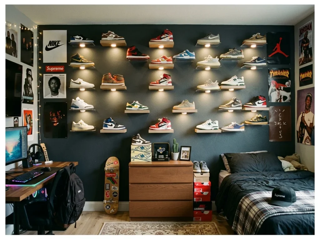 Sneaker Display Wall