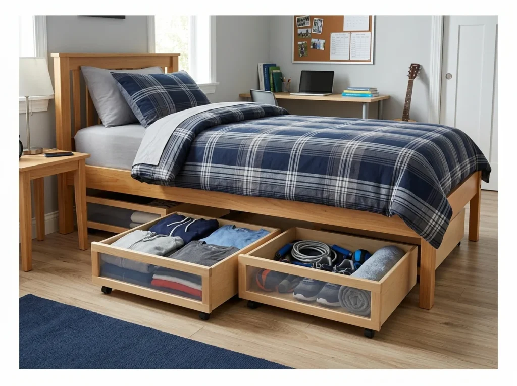 Smart Storage Under the Bed