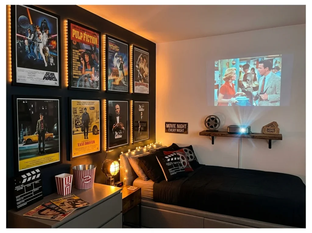 Film and Cinema Bedroom Theme