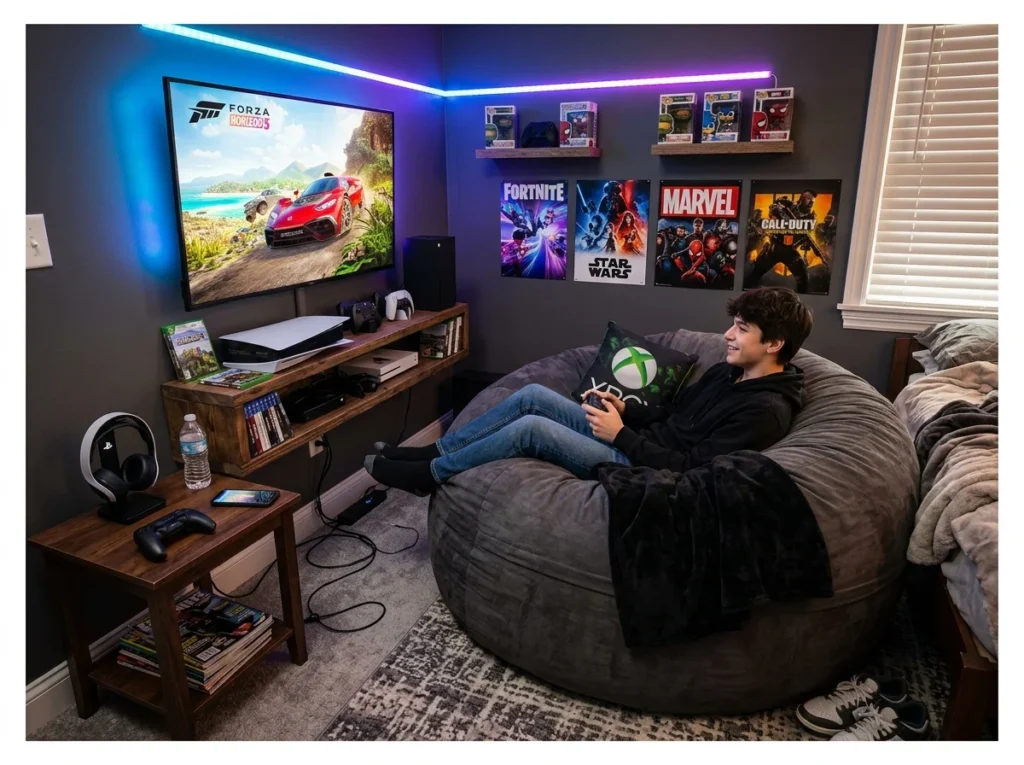 Bean Bag Gaming Corner