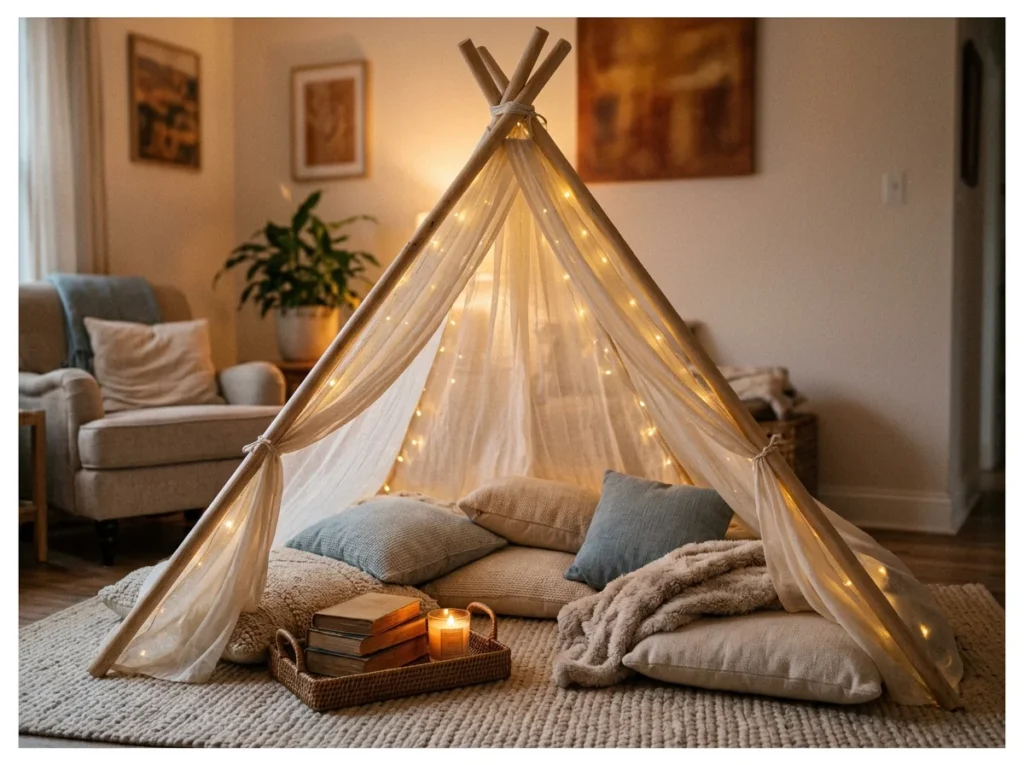 Tent or Canopy Reading Nook