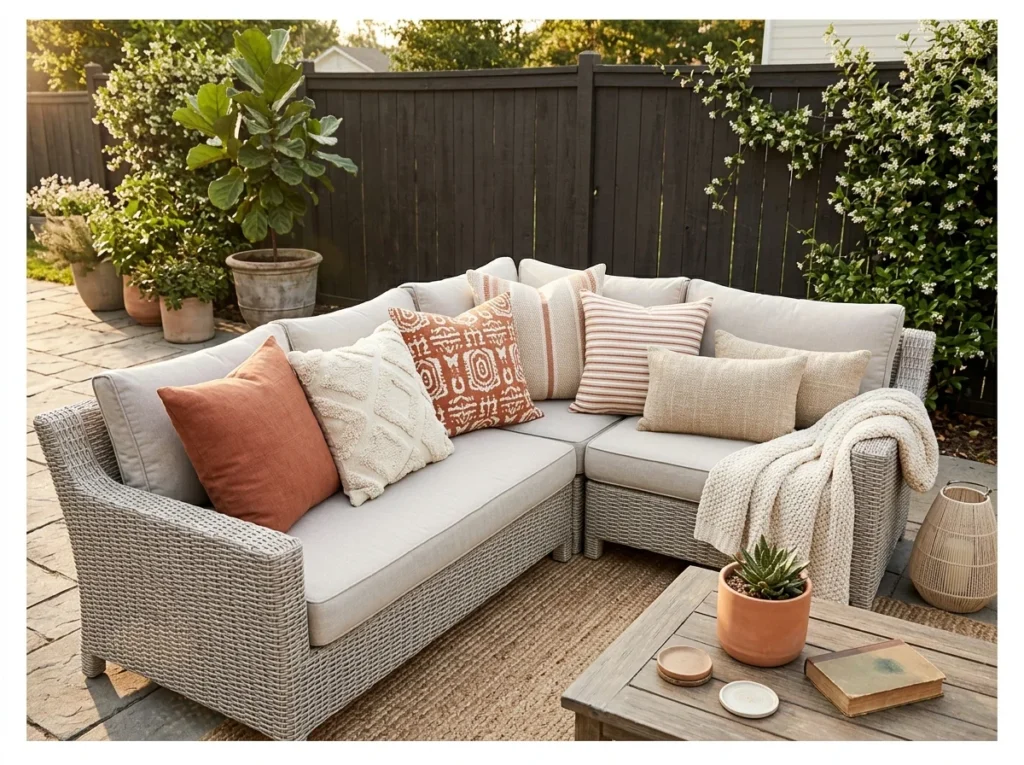 Throw Pillows in a Coordinated Palette