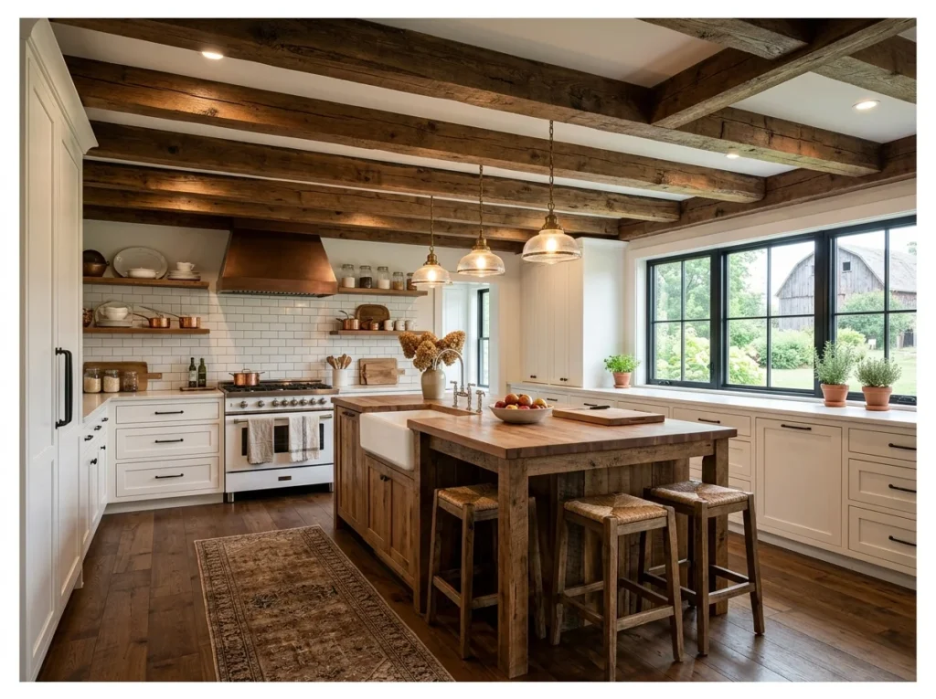 Exposed Timber Ceiling Beams