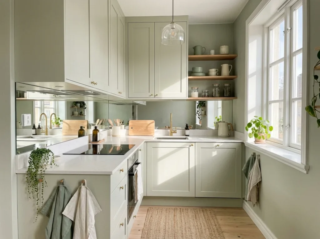 Add a Mirrored Backsplash