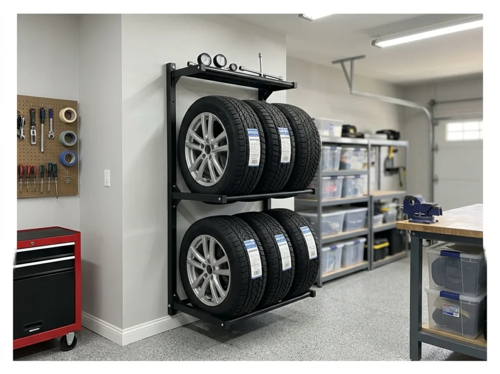 Tire and Wheel Rack