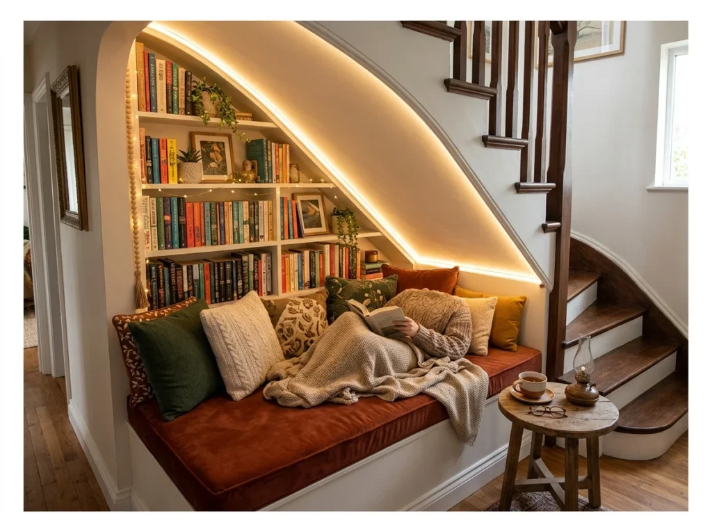 Under-Stair Reading Nook