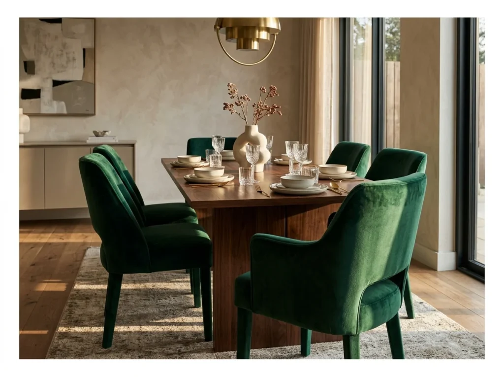 Velvet Upholstered Chairs