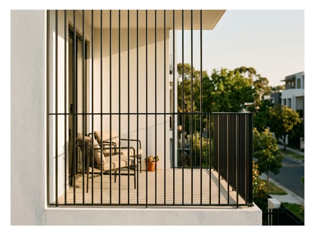 Vertical Bar Steel Grill