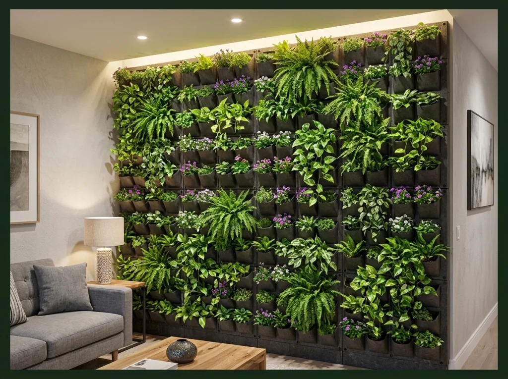 Vertical Plant Wall Feature