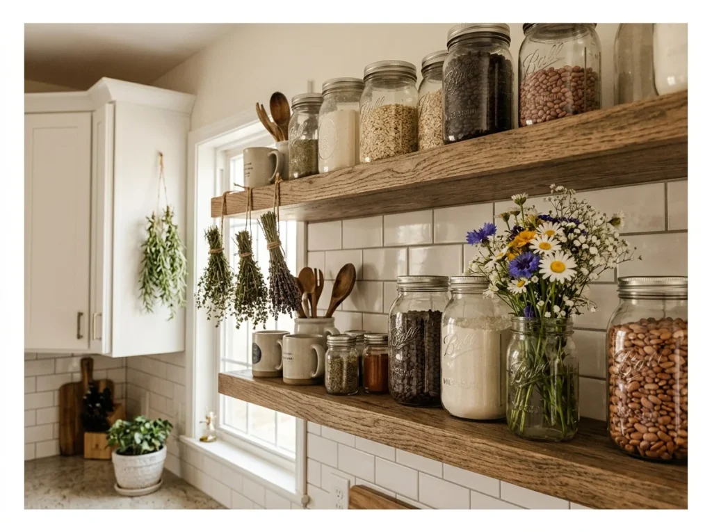 Vintage Mason Jar Decor