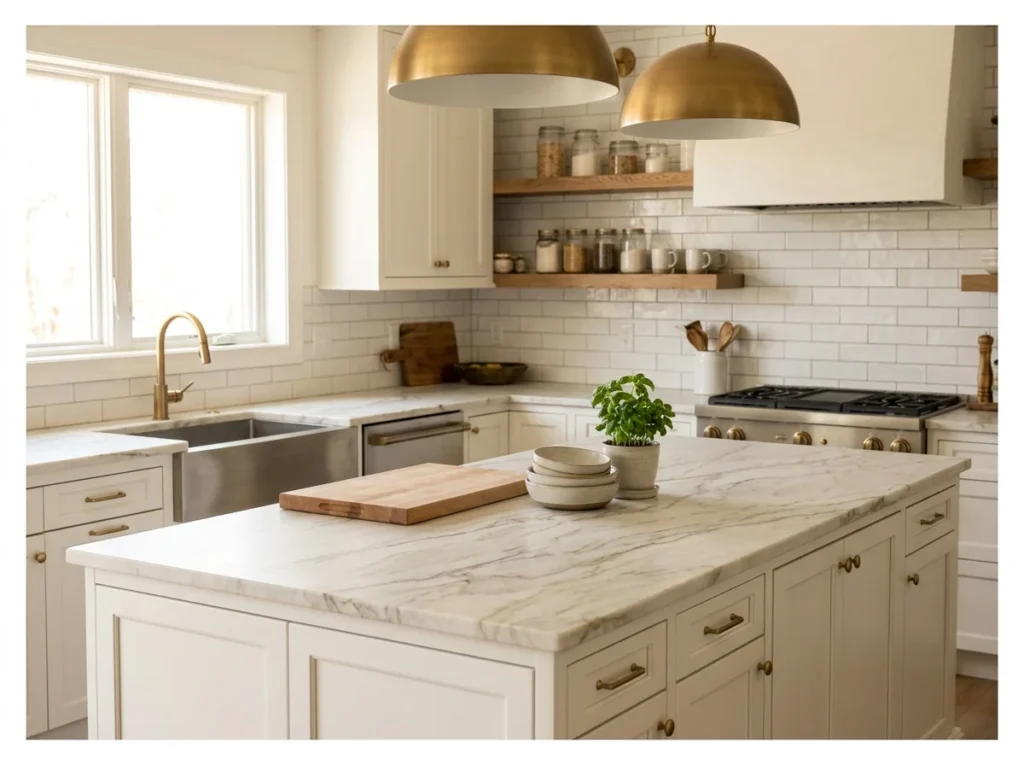 Honed Marble Countertop