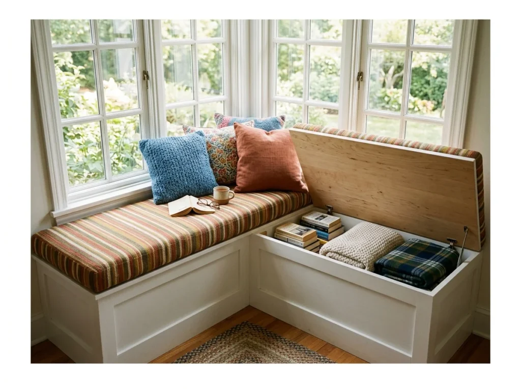 Window Seat with Storage Below