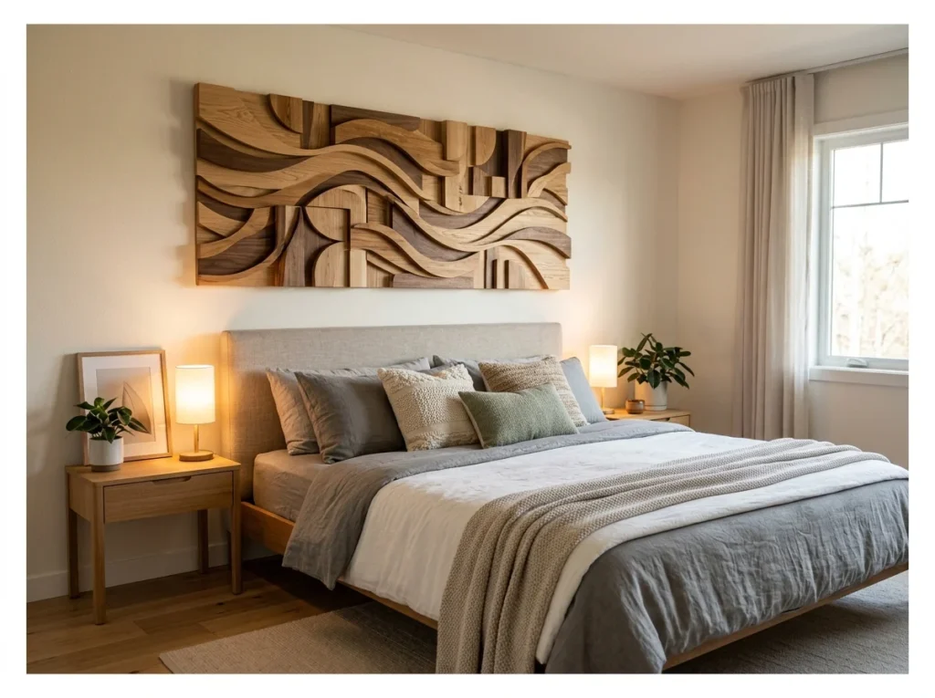 Wooden Sculptural Wall Art