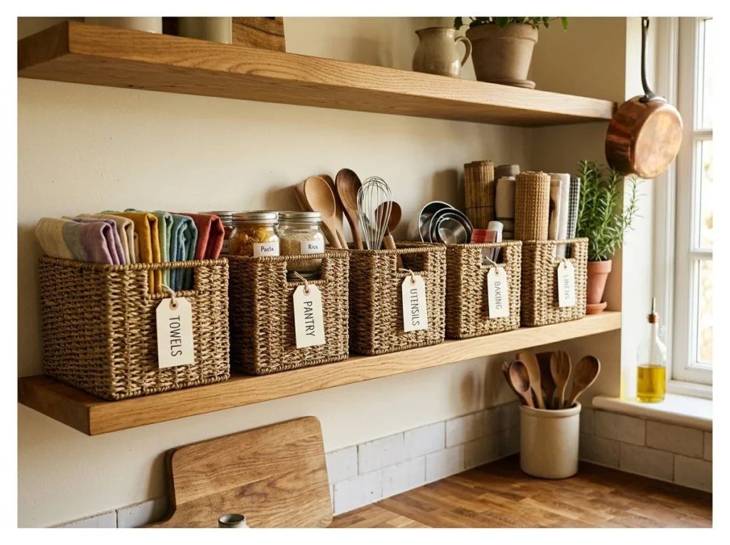 Woven Basket Storage