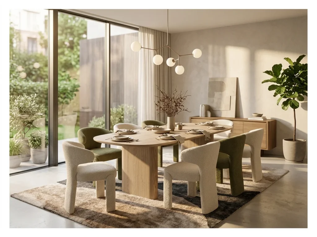 Curved Dining Table