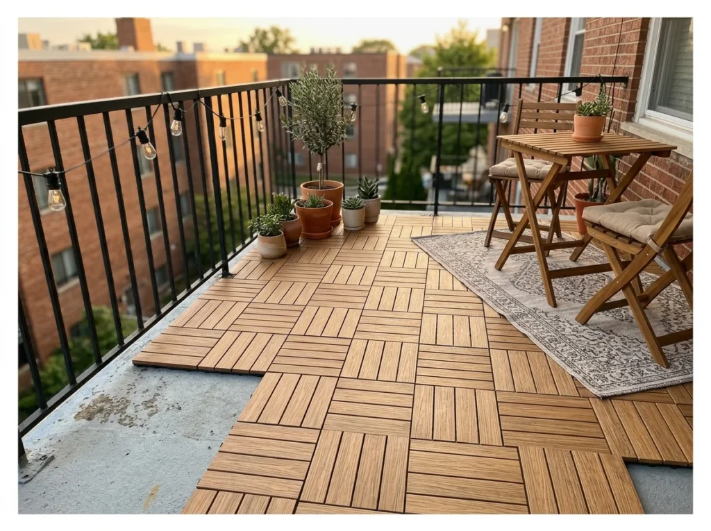 Removable Outdoor Tile Overlay