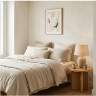 Minimal styled bedroom nook