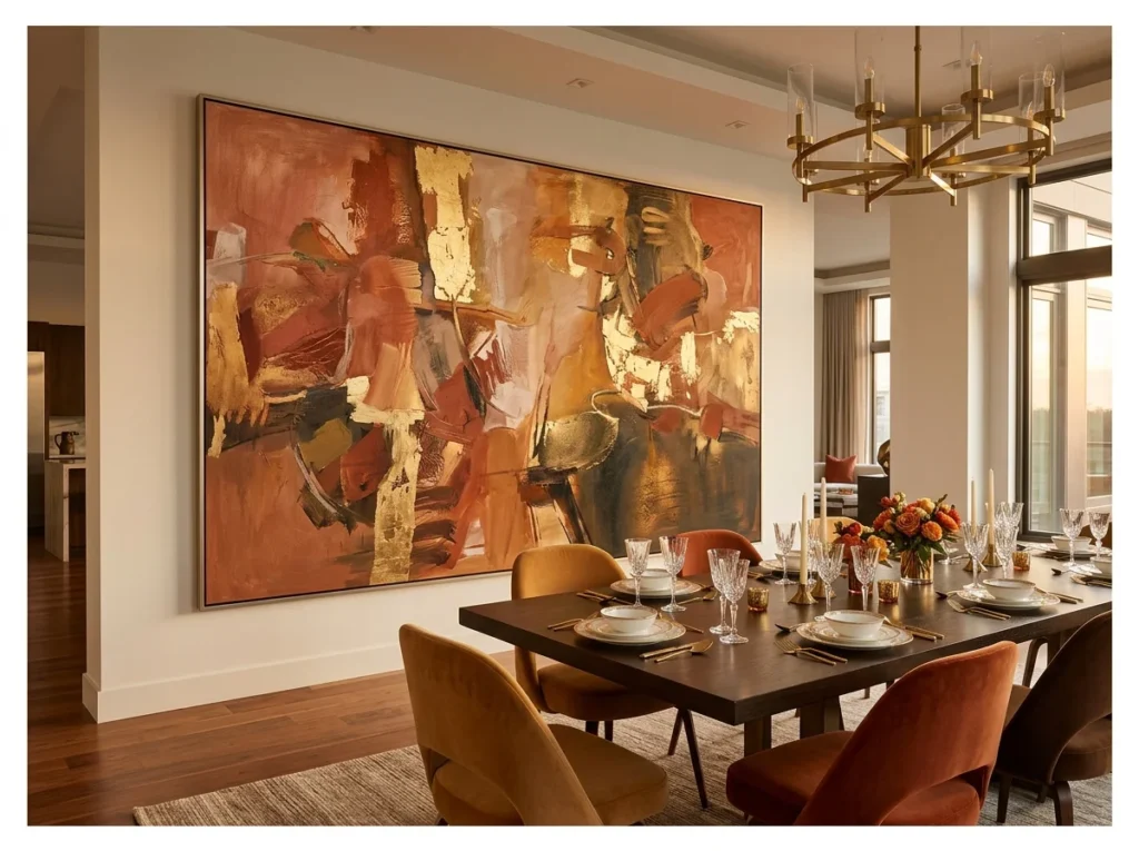 Large-Scale Abstract Oil Painting