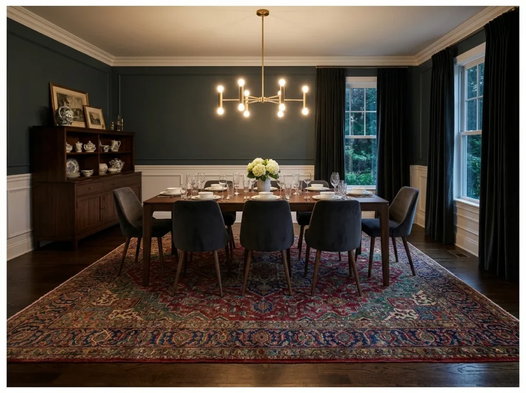 Antique or Vintage Statement Rug