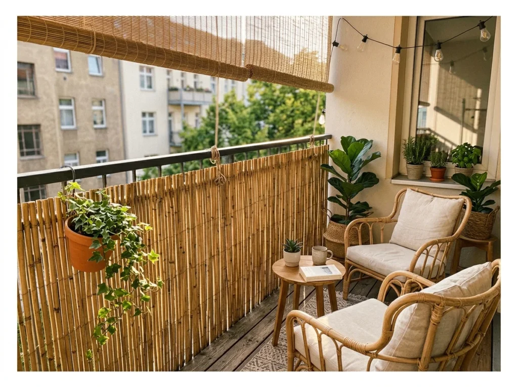 Privacy Bamboo Screen