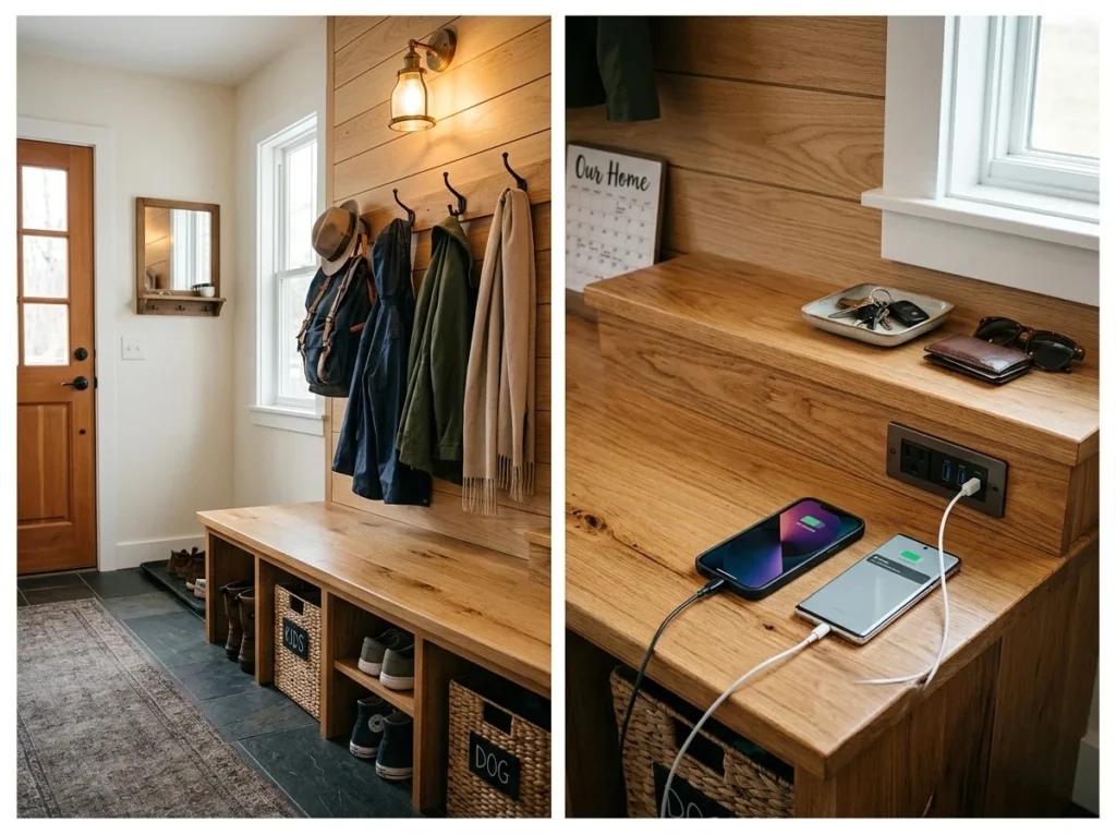 Bench with Charging Station