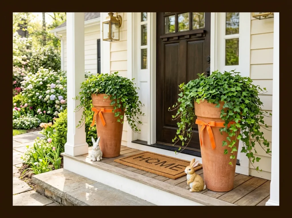 Carrot Shaped Porch Planters