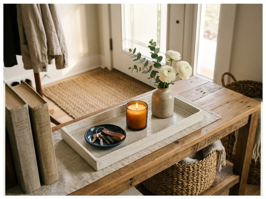 Ceramic Tray with Daily Essentials