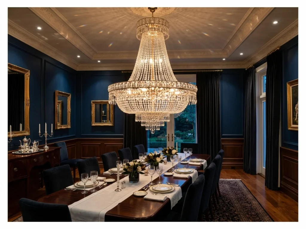 Statement Crystal Chandelier