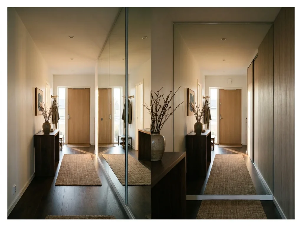 Floor-to-Ceiling Mirror Panel