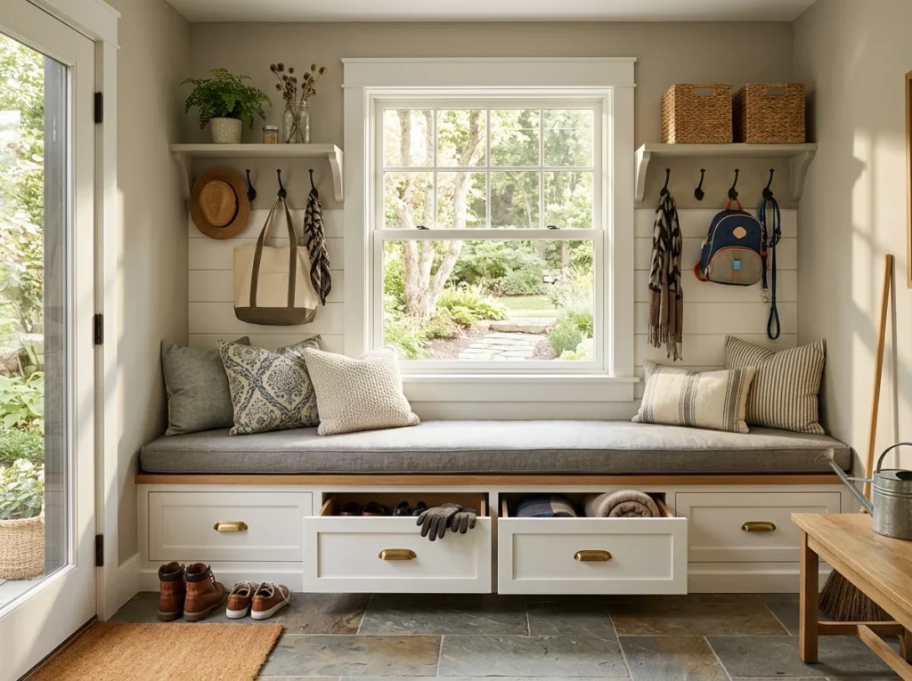 Built-In Window Seat Bench