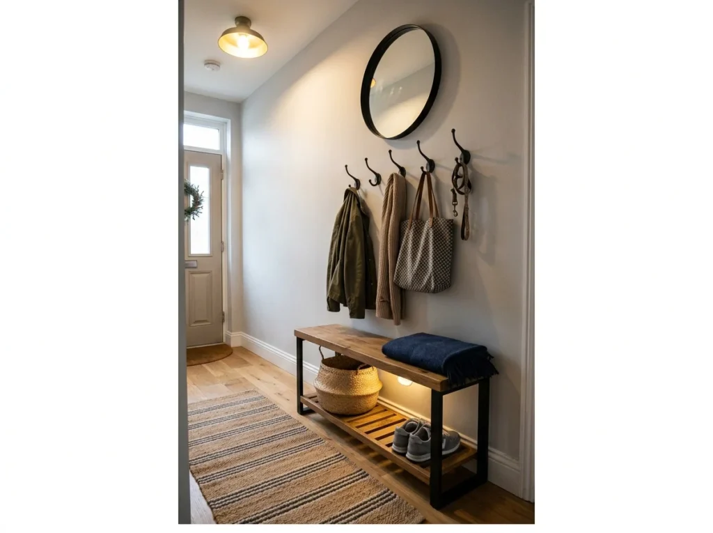 Built-In Bench with Beadboard Back