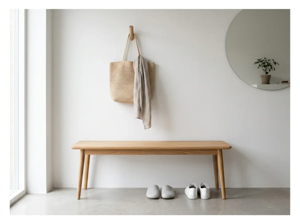 Minimalist Scandinavian Bench